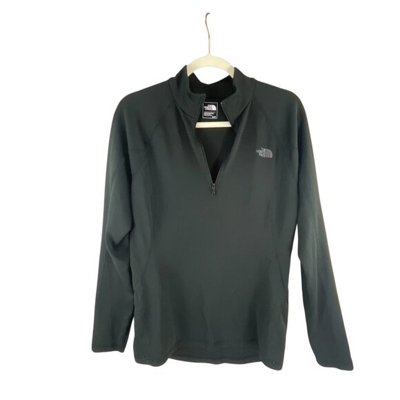 The North Face Mens Black Half-Zip Pullover Size S Raglan Sleeves Performance - Picture 1 of 11
